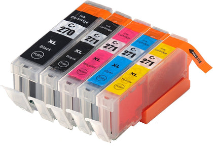 Canon PGI270XL  PGBK CLI271XL BK/C/M/Y Compatible Ink Cartridge Combo