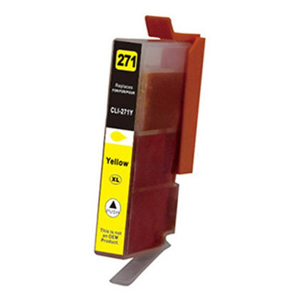 Canon CLI-271XLY Compatible Yellow Ink Cartridge High Yield (0339C001)