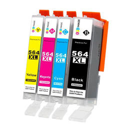 Compatible HP 564XL Ink Cartridge Combo Set BK/C/M/Y