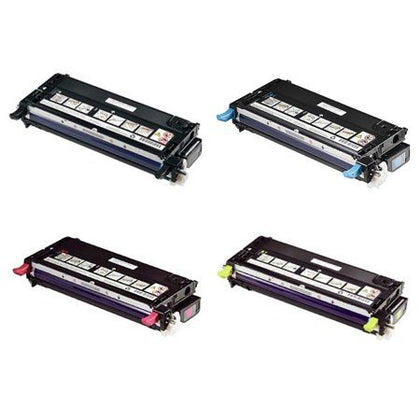 Dell 310-8092 310-8094 310-8096 310-8098 Remanufactured Toner Cartridge Combo High Yield