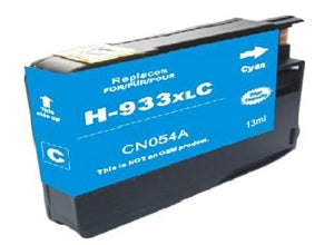 Compatible HP 933XL CN054AN Cyan Ink Cartridge High Yield