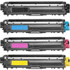 Brother TN221 TN225 (TN-221 TN-225) Compatible Toner Cartridge Combo BK/C/M/Y