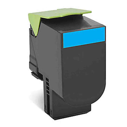 Lexmark 80C1SC0 Compatible Cyan Toner Cartridge