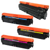 Compatible HP 650A CE270A, CE271A, CE272A, CE273A Combo Toner Cartridge for Color LaserJet Enterprise CP5525 M750 printer