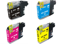 Brother LC103 Compatible Ink Cartridge Combo High Yield BK/C/M/Y