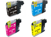 Brother LC103 Compatible Ink Cartridge Combo High Yield BK/C/M/Y