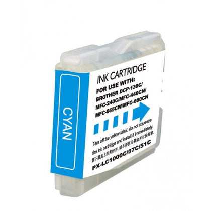 Compatible Brother LC51C Cyan Ink Cartridge