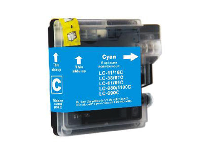 Brother LC61C Compatible Cyan Ink Cartridge