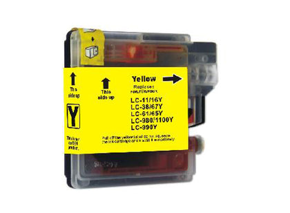 Brother LC61Y Compatible Yellow Ink Cartridge