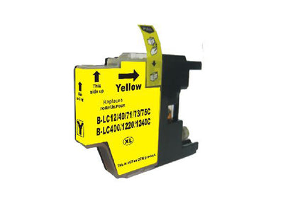 Brother LC75Y Compatible Yellow Ink Cartridge (High Yield Version of Brother LC71Y)