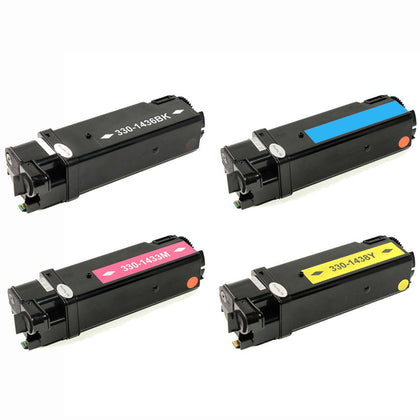 Dell 2130CN 2135CN Compatible Toner cartridge combo (BK/Y/C/M) 330-1433 330-1436 330-1437 330-1438