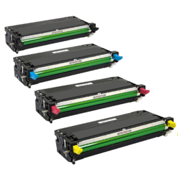 Compatible Xerox 6180 Toner Cartridge Combo High Yield 113R00723 113R00724 113R00725 113R00726 