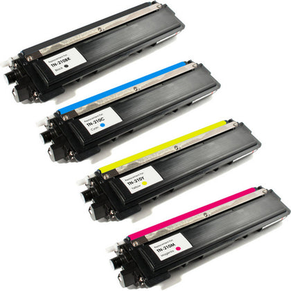 Brother TN210 TN-210 Compatible Toner Cartridge Combo BK/C/M/Y