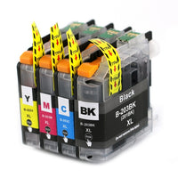 Brother LC203 XL Compatible Ink Cartridge Combo High Yield BK/C/M/Y