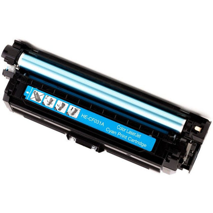 Compatible HP 646A CF031A Cyan Toner Cartridge for Color LaserJet Enterprise CM4540 printer