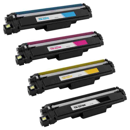 Brother TN227 TN-227 Compatible Toner Cartridge Combo BK/C/M/Y With Chip (High Yield of TN223 TN-223)