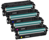 Compatible HP 508A CF360A CF361A CF363A CF362A Toner Cartridge Combo BK/C/M/Y