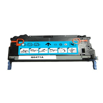 Compatible HP 502A Q6471A Cyan Toner Cartridge for Color LaserJet 3600