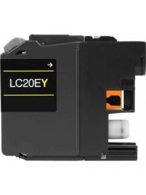 Brother LC20EY Compatible Yellow Ink Cartridge Extra High Yield