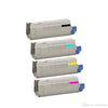 Okidata C831 44844509 44844510 44844511 44844512 Compatible Toner Cartridge Combo BK/C/M/Y